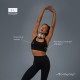 Топ спортивный ONLYTOP Sculpt, размер M, чёрный