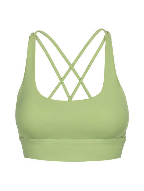 Топ спортивный ONLYTOP Sculpt, размер 42 (S), зелёный