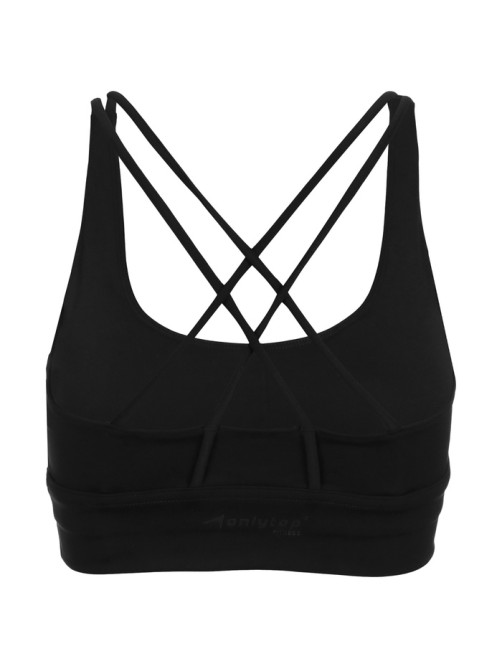 Топ спортивный ONLYTOP Sculpt, размер M, чёрный