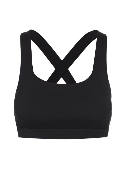 Топ спортивный ONLYTOP Comfort, размер S, чёрный