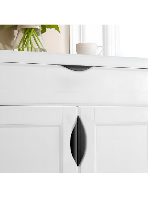 Ручка торцевая CAPPIO RP100BL1, L=300 мм, цвет черный, 4 шт.
