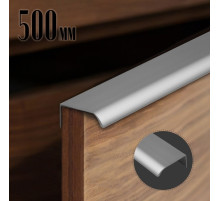 Ручка торцевая CAPPIO RT002, L=500 мм, м/о 288 мм, серая, 4 шт.