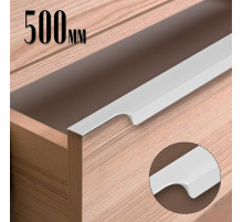 Ручка торцевая CAPPIO RP100SC, L=500 мм, цвет матовый хром, 4 шт.