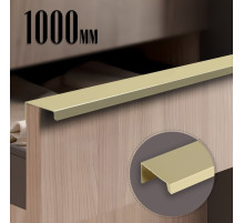 Ручка CAPPIO RT001AU, L=1000 мм, м/о 960 мм, цвет сатиновое золото, 4 шт.