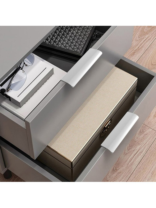 Ручка торцевая CAPPIO RT002CP, L=150 мм, м/о 128 мм, цвет матовый хром, 4 шт.