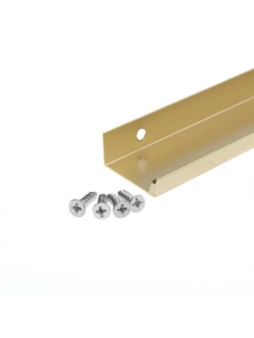 Ручка CAPPIO RT001, L=1200 мм, м/о 1160 мм, цвет сатиновое золото, 4 шт.