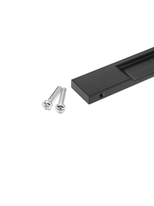 Ручка торцевая CAPPIO RP101BL, м/о 128 мм, цвет черный, 4 шт.