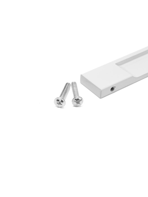 Ручка торцевая CAPPIO RP101WH, м/о 96 мм, цвет белый, 4 шт.