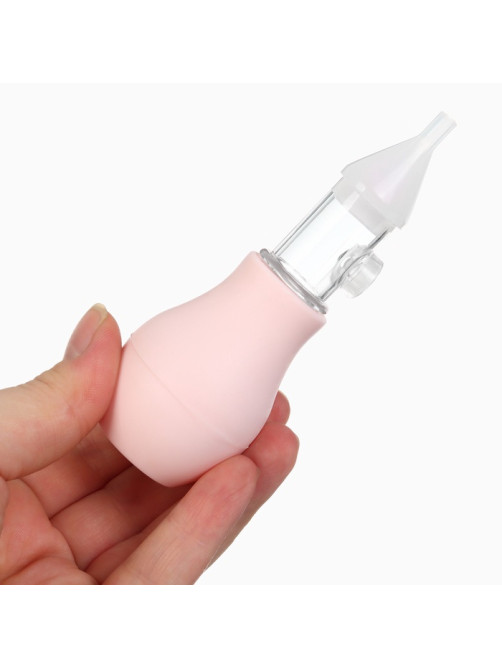 Аспиратор назальный Basic M&B, с колпачком, розовый