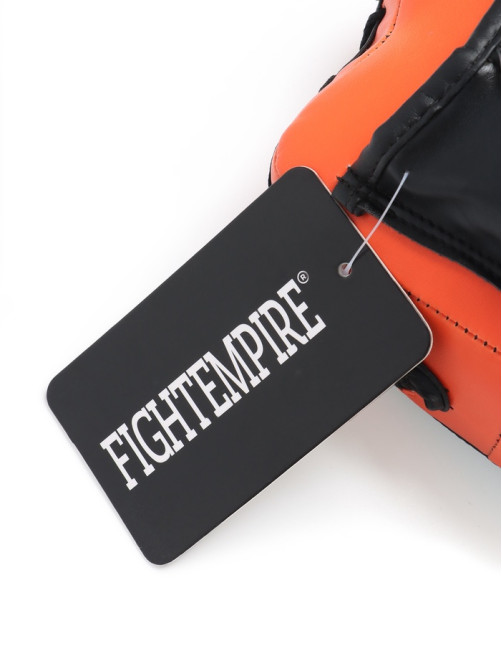 Лапы боксерские мини (тактические) FIGHT EMPIRE, PUNCH, чёрно-оранжевые, пара