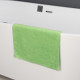Тряпка для пола Raccoon, 250 г/м², 60×80 см, микрофибра, с оверлоком, 1 шт., зеленая