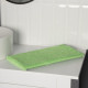 Тряпка для пола Raccoon, 250 г/м², 60×80 см, микрофибра, с оверлоком, 1 шт., зеленая