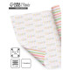 Бумага упаковочная двухсторонняя «Поздравляю», 50×70 см