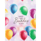 Бумага упаковочная глянцевая Happy Birthday, 50×70 см