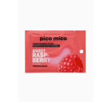 Патчи для области вокруг глаз Sweet raspberry, 1 пара, гидрогелевые с коллагеном и экстрактом малины, PICO MICO