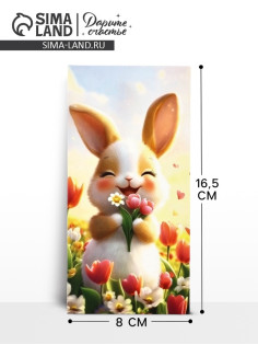 Конверт для денег «Милаш», 16.5×8 см