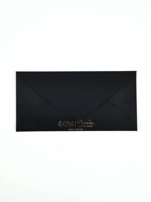 Конверт для денег Present for you, 16.5×8 см, тиснение, чёрный крафт