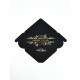 Конверт для денег Present for you, 16.5×8 см, тиснение, чёрный крафт