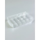 Коробка под 5 эклеров, прозрачная, складная PVC, 25×15×5 см
