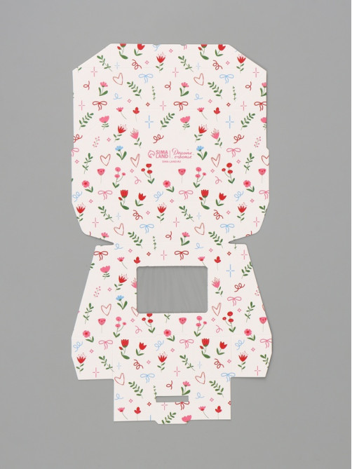 Коробка подарочная с окном «Самой чудесной», 10×8×3.5 см, самосборная