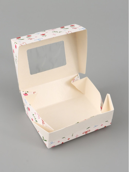 Коробка подарочная с окном «Самой чудесной», 10×8×3.5 см, самосборная