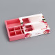 Коробка для 8 конфет + шоколад, с окном «Презент», 17.7×17.8×3.8 см Кондитерская упаковка