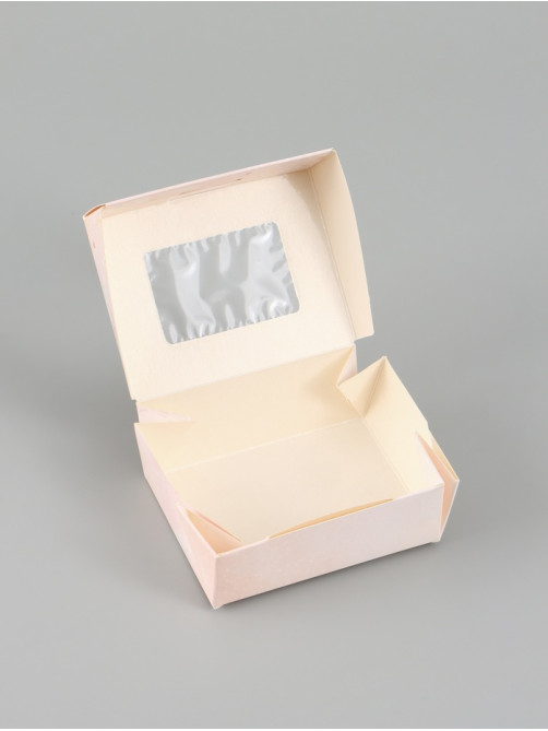 Коробка подарочная складная «Подарок», 10×8×3.5 см, с окном