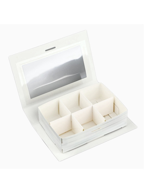 Коробка под 6 конфет с ячейками «Крутой мужик» 14.8×9.5×3.5 см