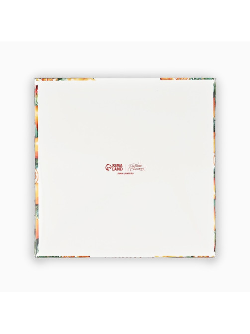 Коробка под 9 конфет новогодняя с ячейками «Аромат праздника», 14.5×14.5×3 см