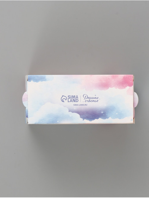 Коробка подарочная с окном «Только для тебя», 12×5.5×5.5 см, самосборная