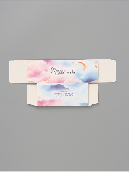 Коробка подарочная с окном «Только для тебя», 12×5.5×5.5 см, самосборная