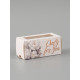 Коробка подарочная с окном Only for you, 12×5.5×5.5 см, самосборная