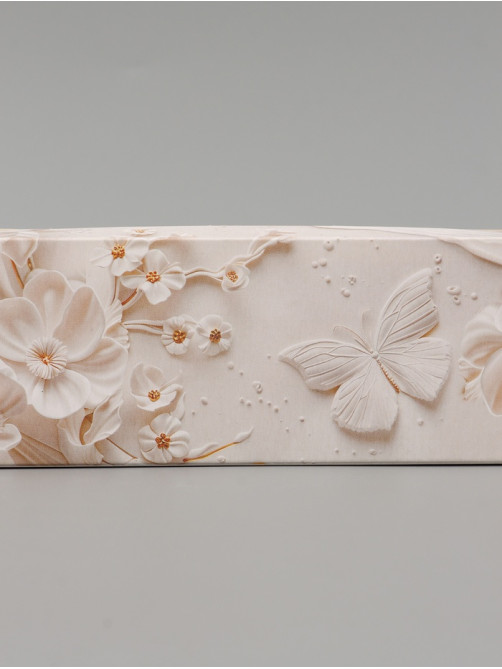 Коробка подарочная с окном «С любовью», 18×5.5×5.5 см, самосборная