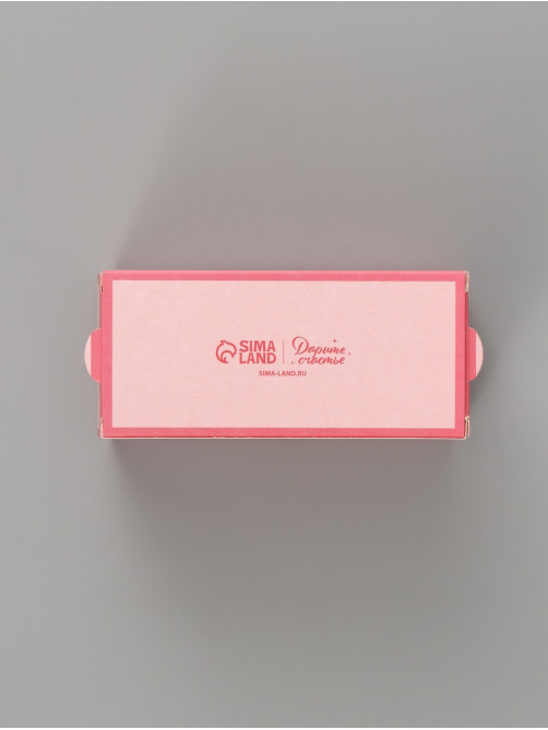Коробка подарочная с окном «Подарок», 12×5.5×5.5 см, самосборная