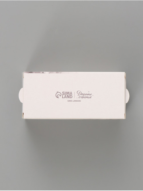Коробка подарочная с окном Only for you, 12×5.5×5.5 см, самосборная