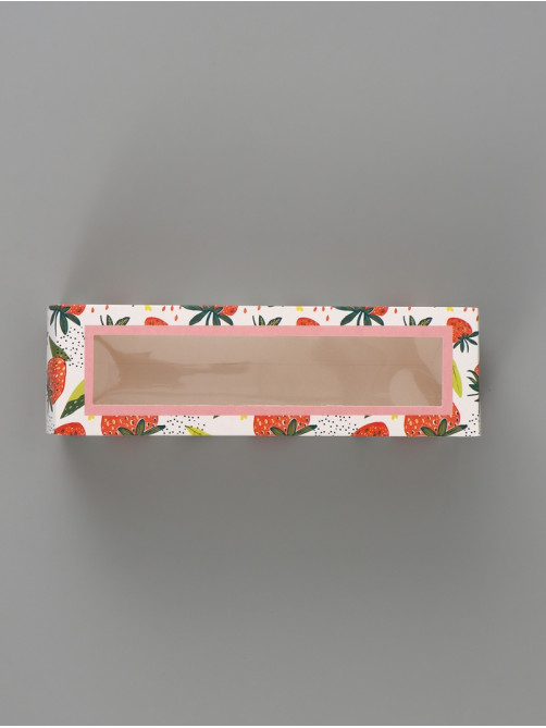 Коробка подарочная с окном «От всей души», 18×5.5×5.5 см, самосборная
