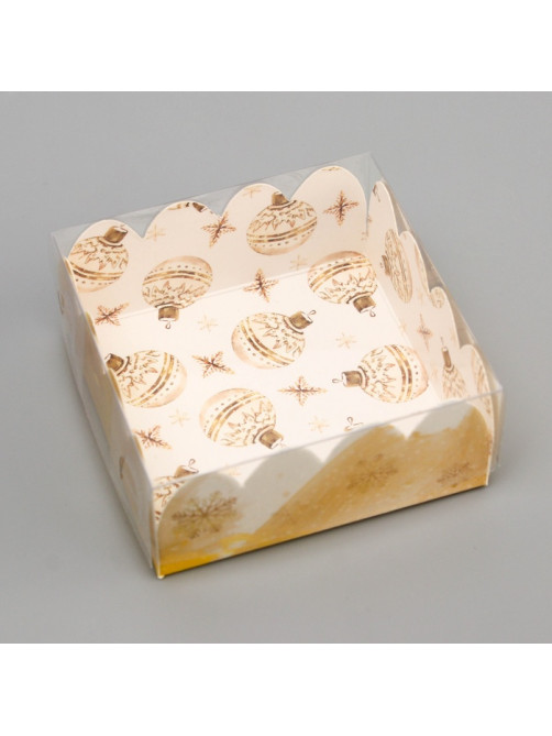Коробка для печенья, «Чудеса случаются», 7×7×3 см, Новый год
