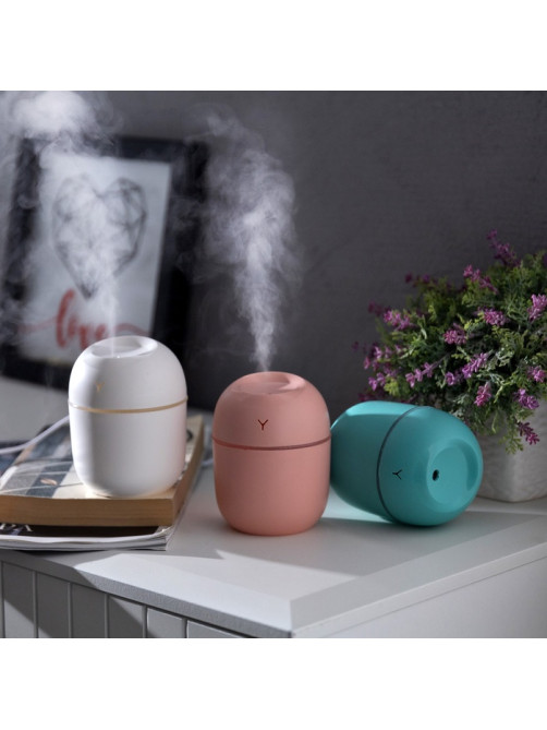 Увлажнитель воздуха, Luazon HM-20 ультразвуковой, 0.22 л, 1.5 Вт, USB, розовый