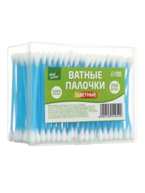 Ватные палочки «Мой выбор», 200 шт. МИКС