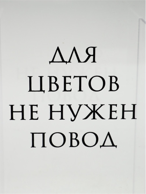 Ваза для цветов «Повод», акрил, 14×20×5.5 см