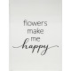 Ваза для цветов Flowers, акрил, 14×20×5.5 см