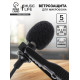 Ветрозащита для микрофона Music Life, черный, набор 5 штук, 3.5×3.5 см