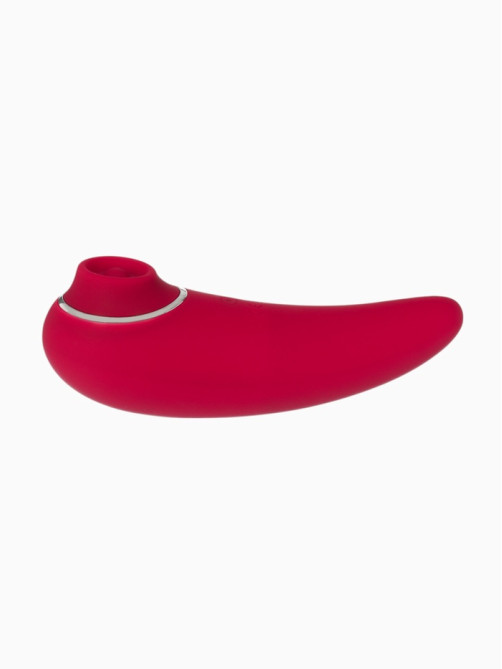 Вибратор вакуумно-волновой, 6 режимов, 13.4×5 см, USB, бордовый