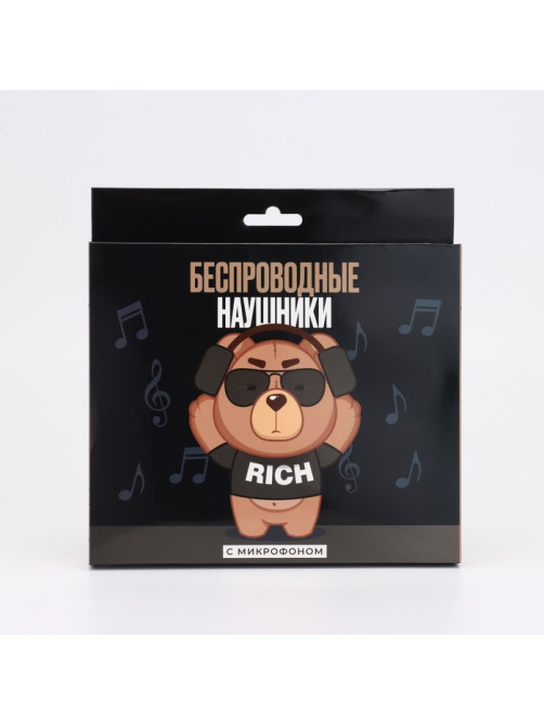 Беспроводные наушники с микрофоном Rich, модель LV-148
