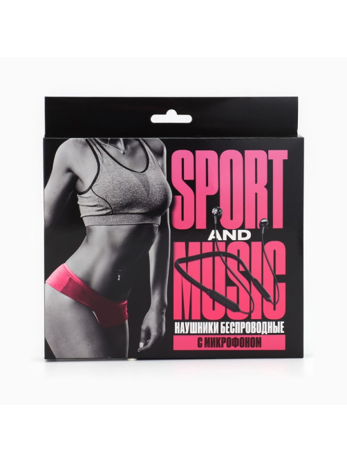Беспроводные наушники с микрофоном Sport and music, модель LV-150