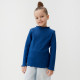 Водолазка для девочки с длинным рукавом KAFTAN: Blueberry, синяя, размер 32 (110-116 см)