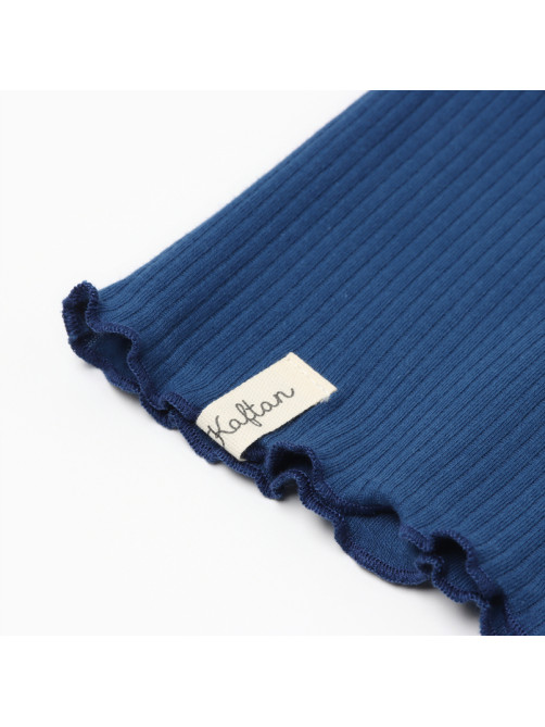 Водолазка для девочки с длинным рукавом KAFTAN: Blueberry, синяя, размер 30 (98-104 см)