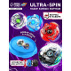 Волчки ULTRA SPIN, набор 4 шт., с устройством запуска и ареной