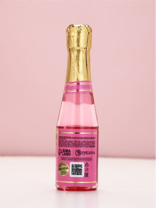 Подарочный набор Prosecco, гель для душа и бокал для шампанского, Чистое Счастье