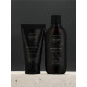 Подарочный набор косметики BLACK ONYX, гель для душа 300 мл и гель для бритья 110 мл, аромат сандалового дерева, HARD LINE